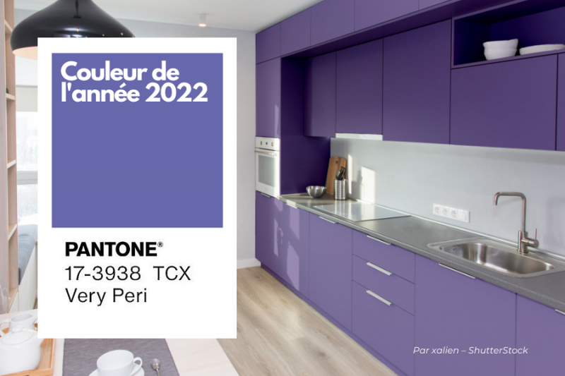 Véry peri est élue couleur de l'année 2022 pour raviver votre décoration intérieure
